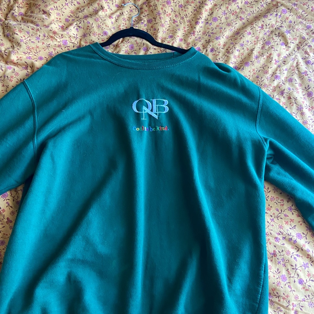 Unisex green sweatshirt